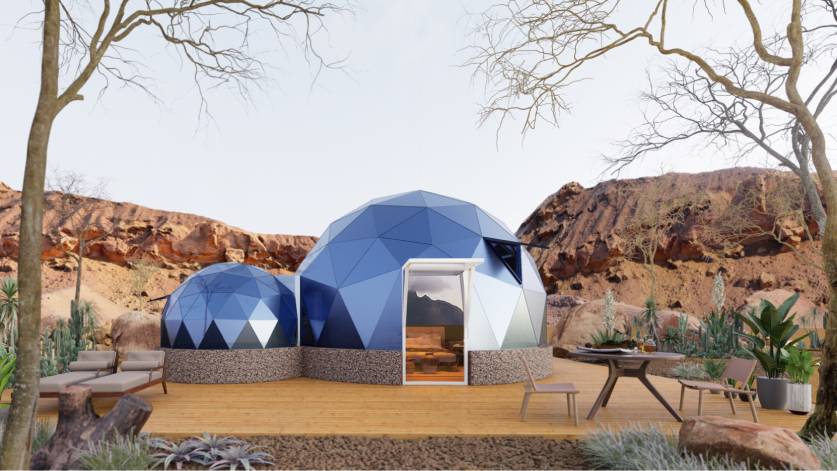 星空帐篷酒店建造